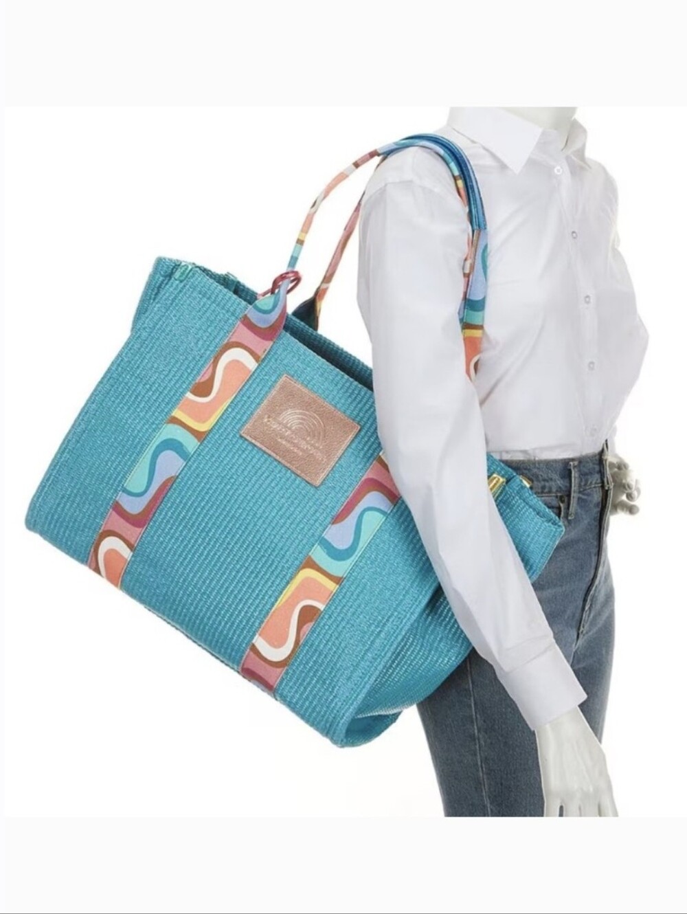💙🩵 KURT GEIGER TURQUOISE HANDBAG TOTE 🩵💙